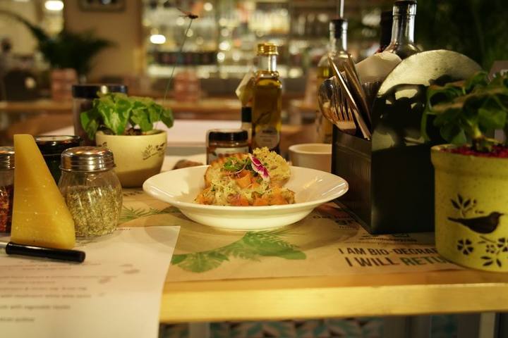 イタリア料理店の見本で使っている写真
