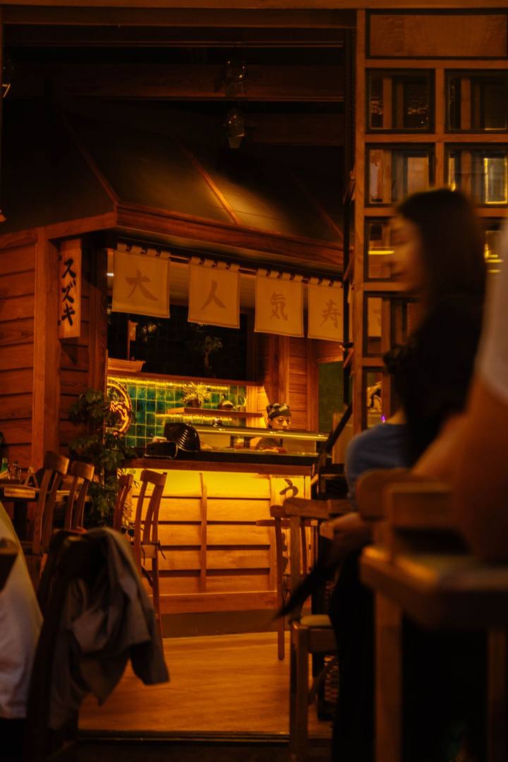 店内のカウンター