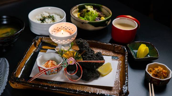 夕食のお膳